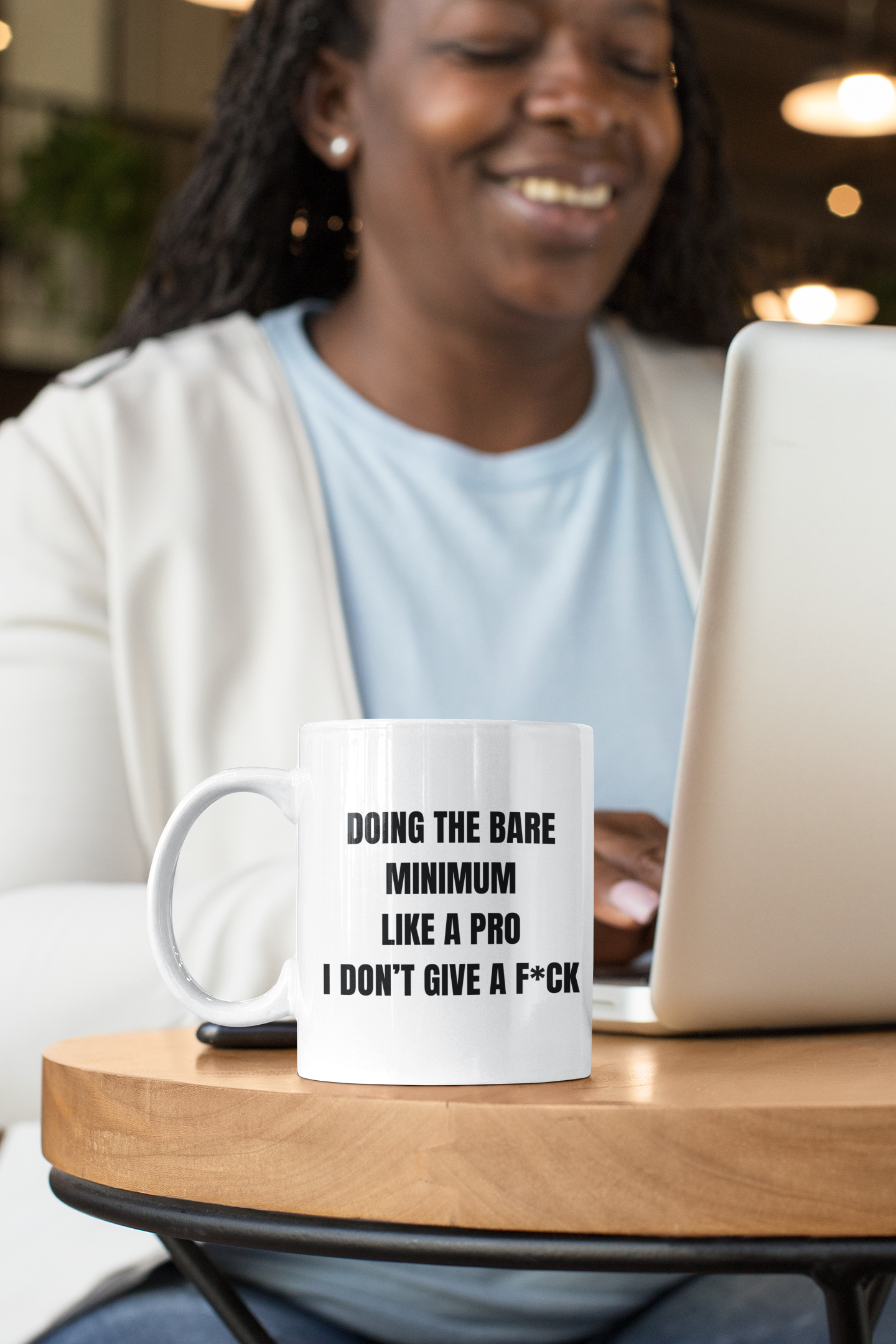 Doing The Bare Minimum Mug – Funny Work Mug